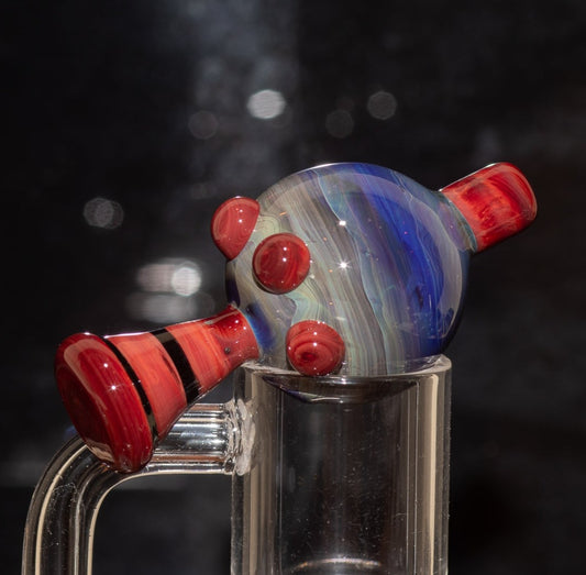 Heady Glass Top | 20-25mm Quartz Fit | Heady Bubble Cap | Functional Glass Piece
