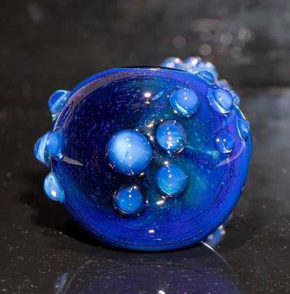 Heady Colored Glass Art | Thick Inside-Out Borosilicate Spoon | Handmade Handblown Glass | Fumed Glass Detail