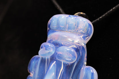 Glass Tiki Pendant | Sculpted Head Necklace | Heady Tiki Jewelry | Cult of Tiki Easter | Borosilicate Island Accessories