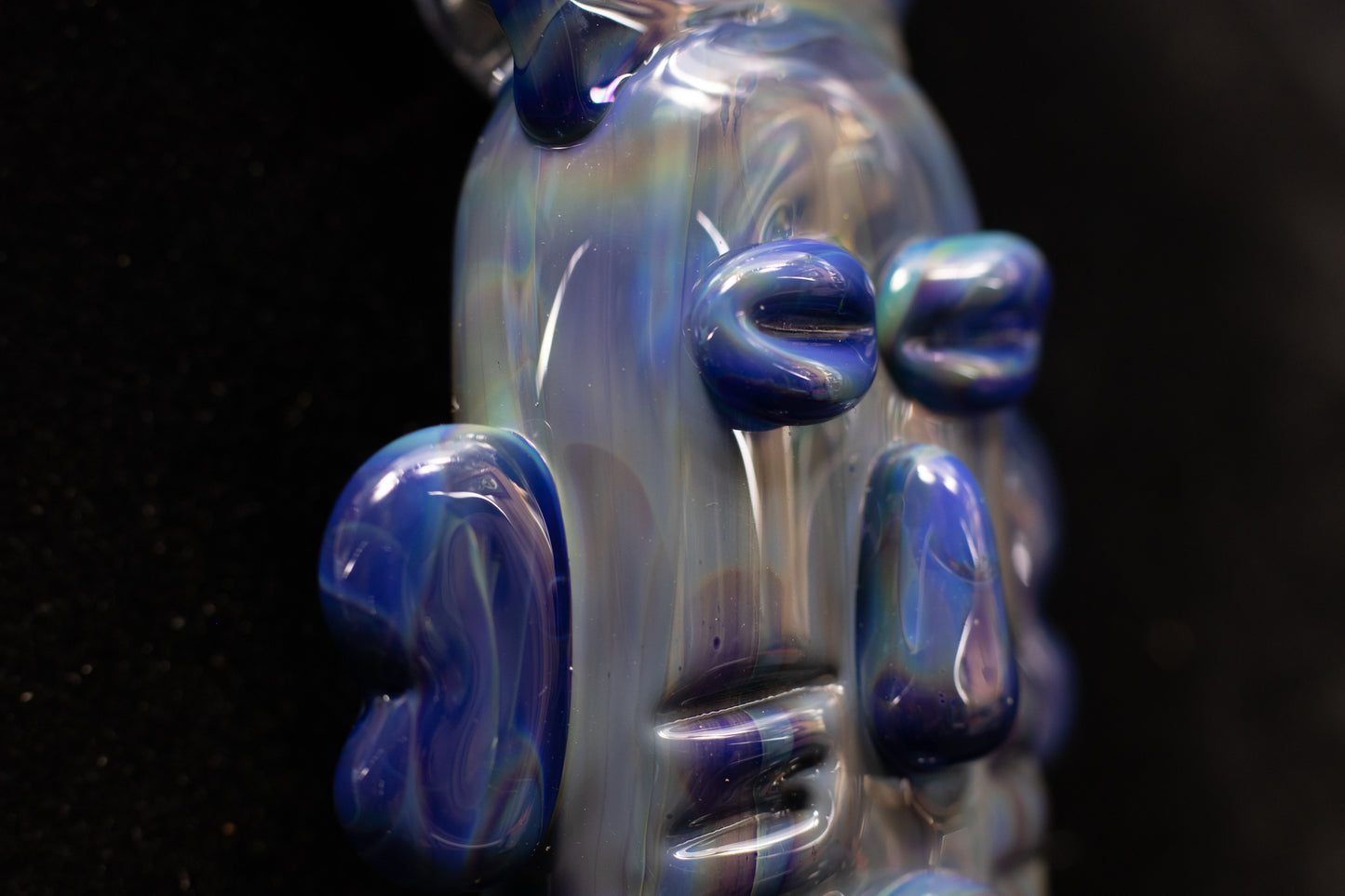 Glass Tiki Pendant | Sculpted Head Necklace | Heady Tiki Jewelry | Cult of Tiki Easter | Borosilicate Island Accessories