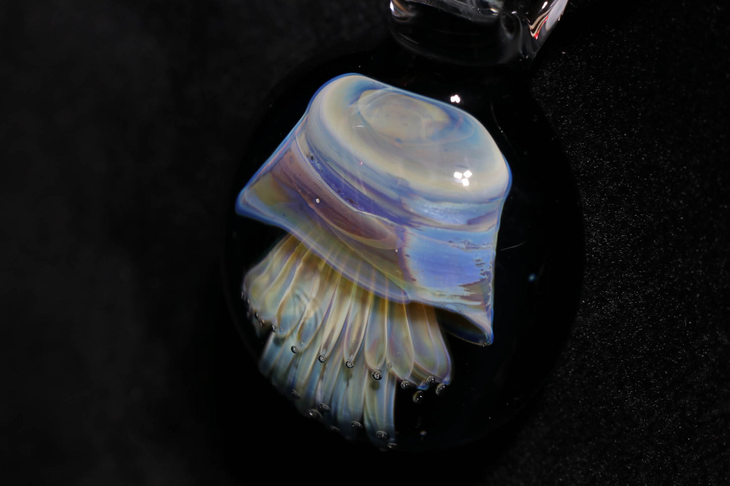 Jellyfish Pendant | Glass Ocean Necklace | Borosilicate Jewelry | Heady Pendant | Tropical Jewelry