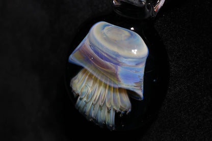 Jellyfish Pendant | Glass Ocean Necklace | Borosilicate Jewelry | Heady Pendant | Tropical Jewelry