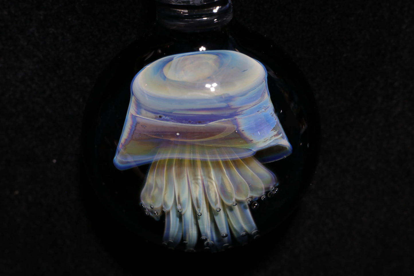 Jellyfish Pendant | Glass Ocean Necklace | Borosilicate Jewelry | Heady Pendant | Tropical Jewelry