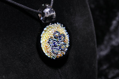 Coral Reef Pendant | Borosilicate Glass Ocean Jewelry | Beach Accessories | Sea Glass Necklace