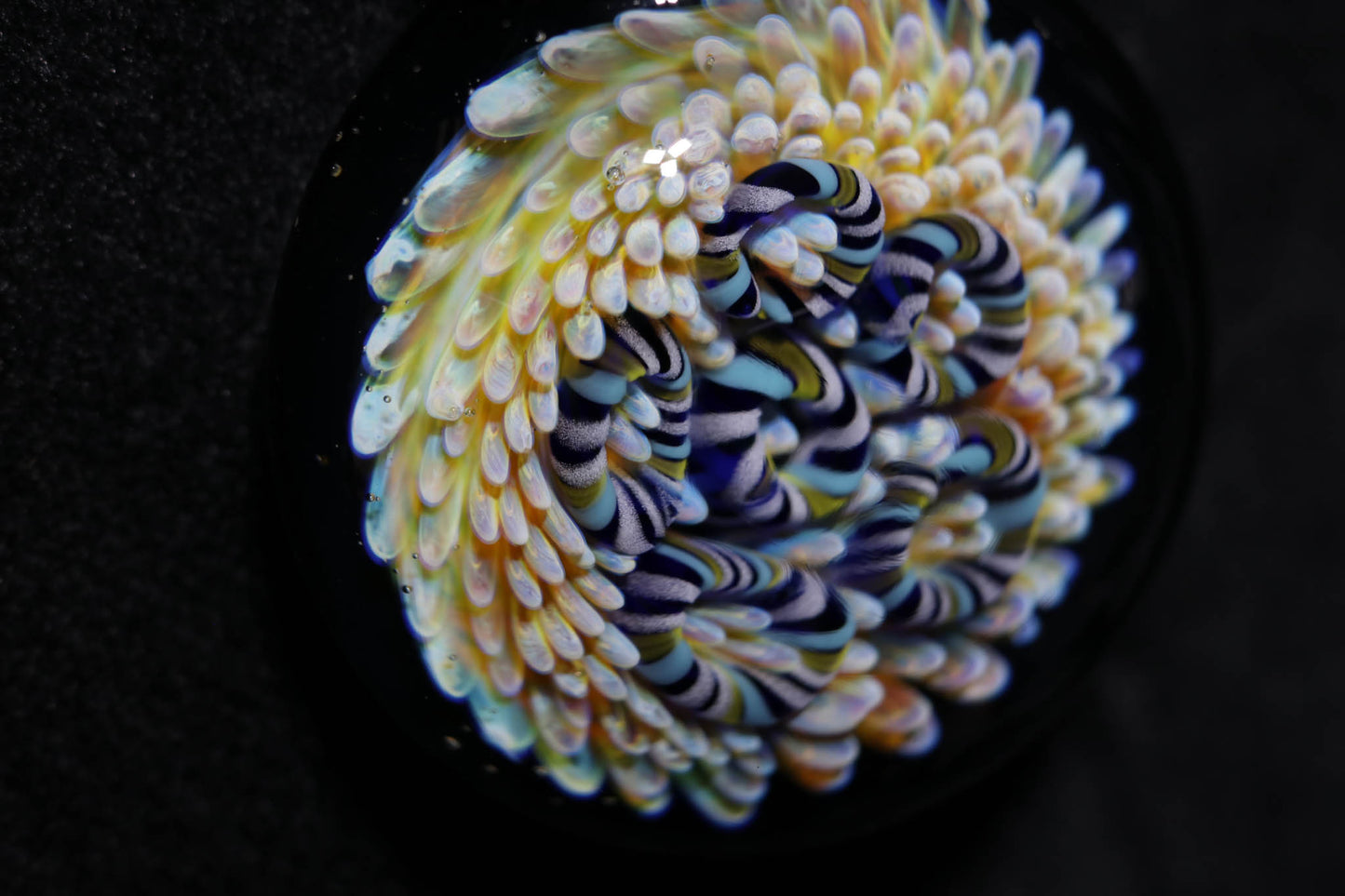 Coral Reef Pendant | Borosilicate Glass Ocean Jewelry | Beach Accessories | Sea Glass Necklace