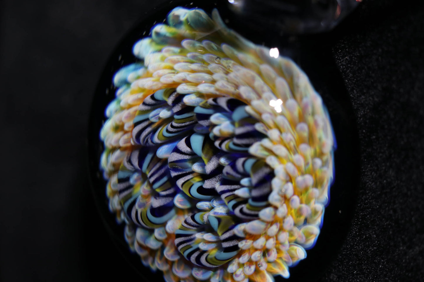 Coral Reef Pendant | Borosilicate Glass Ocean Jewelry | Beach Accessories | Sea Glass Necklace