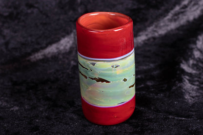 Polar Opposites Shot Glass | Heady Barware | Liqueur Cordial Glass | After Dinner Drink Set | Handmade Blown Shot glass