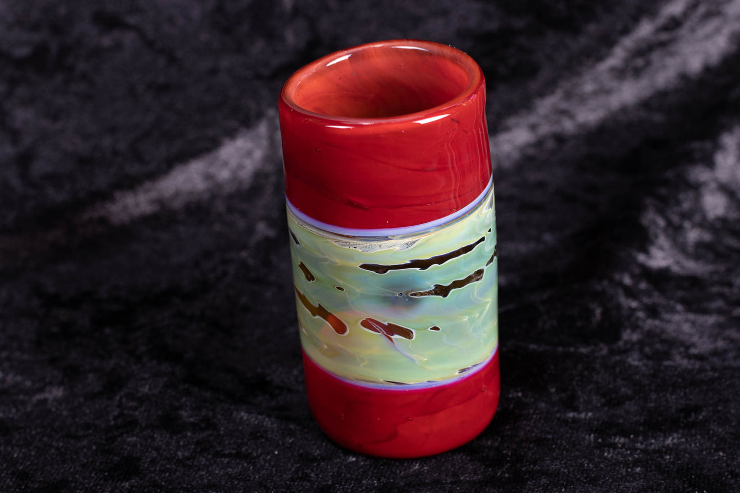 Polar Opposites Shot Glass | Heady Barware | Liqueur Cordial Glass | After Dinner Drink Set | Handmade Blown Shot glass