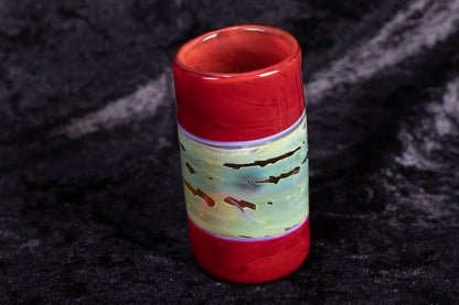 Polar Opposites Shot Glass | Heady Barware | Liqueur Cordial Glass | After Dinner Drink Set | Handmade Blown Shot glass