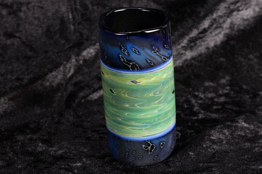 Polar Opposites Shot Glass | Heady Barware | Liqueur Cordial Glass | After Dinner Drink Set | Handmade Blown Shot glass