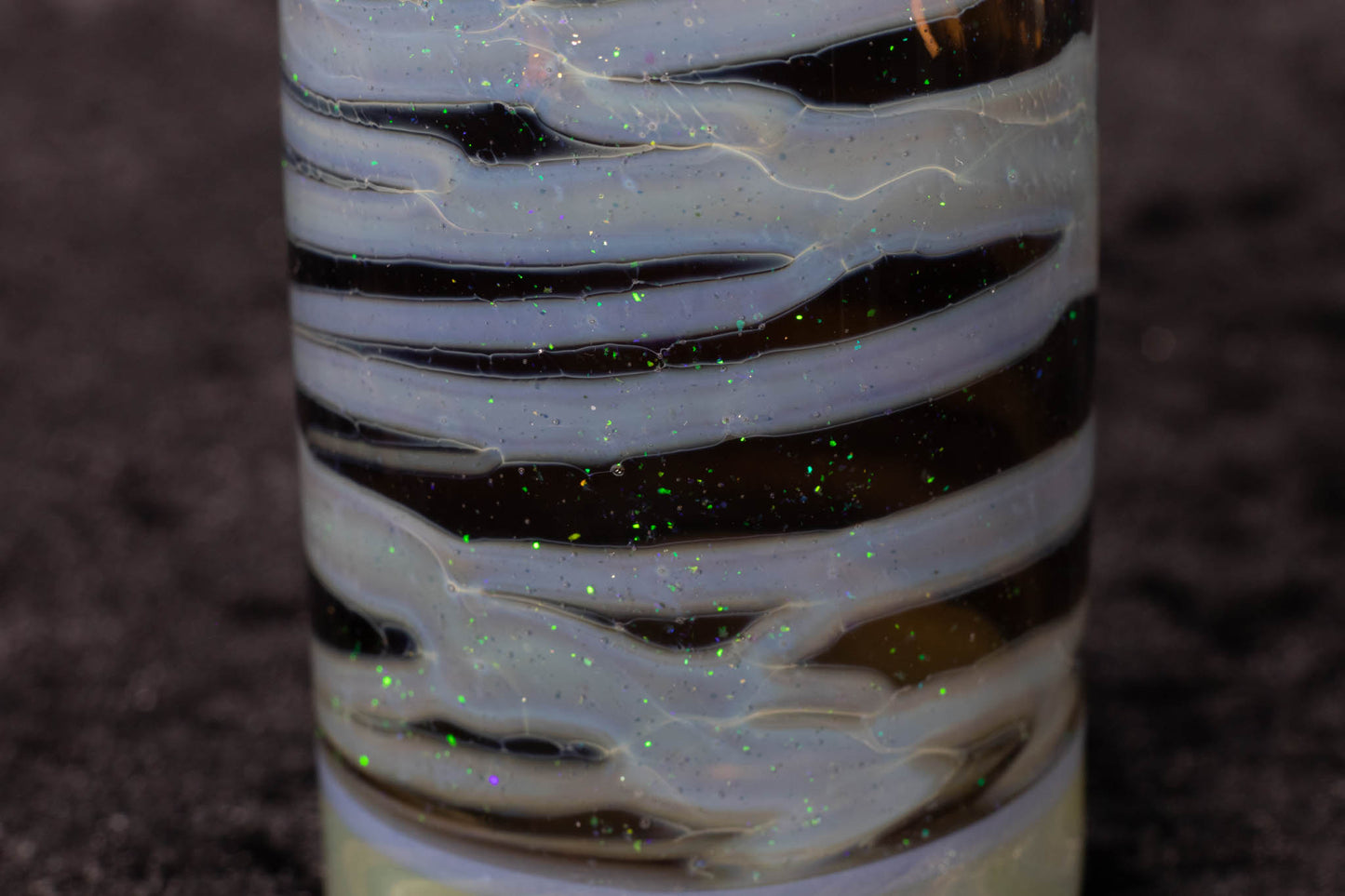 Polar Opposites Shot Glass | Heady Opal Barware | Liqueur Cordial Glass | After Dinner Drink Set | Handmade Blown Shot glass