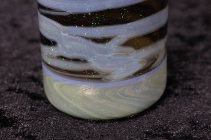 Polar Opposites Shot Glass | Heady Opal Barware | Liqueur Cordial Glass | After Dinner Drink Set | Handmade Blown Shot glass