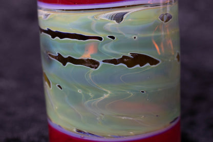 Polar Opposites Shot Glass | Heady Barware | Liqueur Cordial Glass | After Dinner Drink Set | Handmade Blown Shot glass