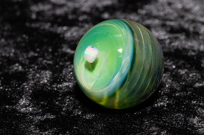 Encased Opal Glass Marble Set | 25mm Glass Marbles | Handblown Borosilicate Glass | Collectible Functional Glass