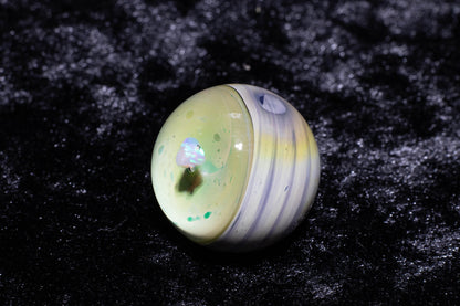 Encased Opal Glass Marble Set | 25mm Glass Marbles | Handblown Borosilicate Glass | Collectible Functional Glass
