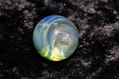 Encased Opal Glass Marble Set | 25mm Glass Marbles | Handblown Borosilicate Glass | Collectible Functional Glass
