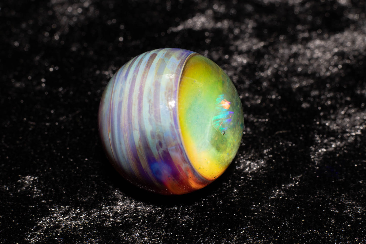Encased Opal Glass Marble Set | 25mm Glass Marbles | Handblown Borosilicate Glass | Collectible Functional Glass