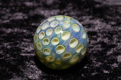 Large Honeycomb Display Marble | Glass Honeycomb Marble | Hider Marbles | Big Borosilicate Glass Marbles