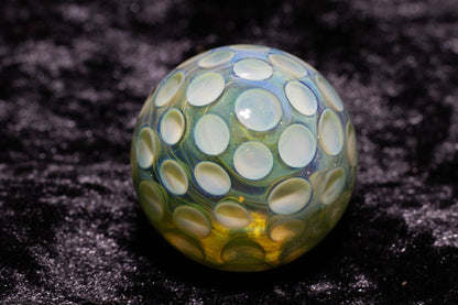 Large Honeycomb Display Marble | Glass Honeycomb Marble | Hider Marbles | Big Borosilicate Glass Marbles