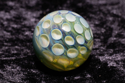 Large Honeycomb Display Marble | Glass Honeycomb Marble | Hider Marbles | Big Borosilicate Glass Marbles