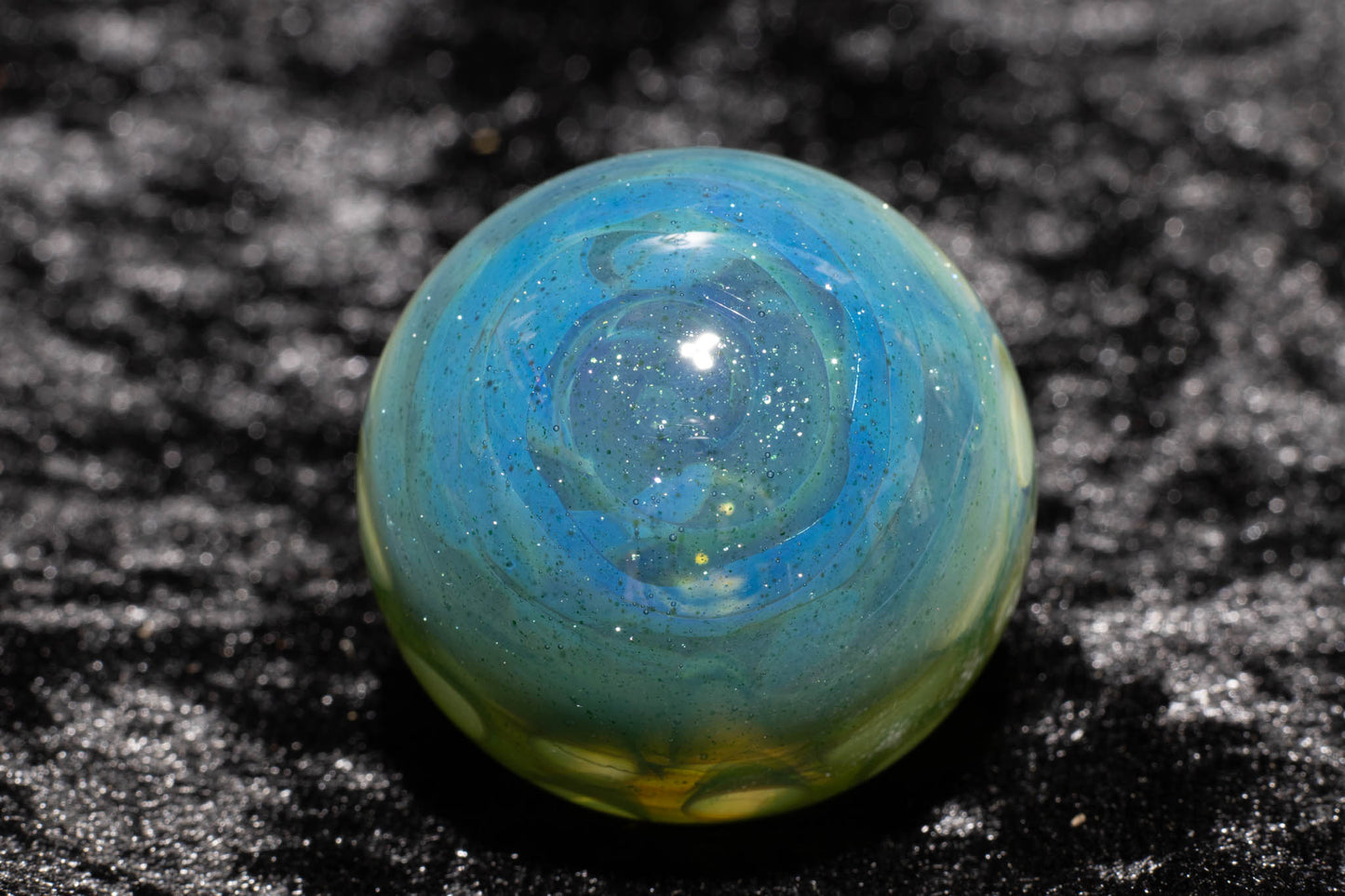 Large Honeycomb Display Marble | Glass Honeycomb Marble | Hider Marbles | Big Borosilicate Glass Marbles