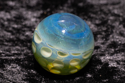 Large Honeycomb Display Marble | Glass Honeycomb Marble | Hider Marbles | Big Borosilicate Glass Marbles