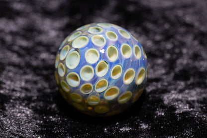 Large Honeycomb Display Marble | Glass Honeycomb Marble | Hider Marbles | Big Borosilicate Glass Marbles