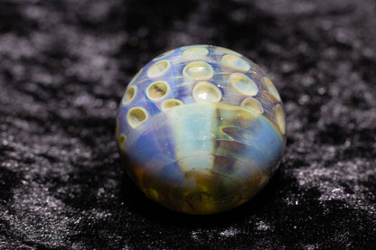 Large Honeycomb Display Marble | Glass Honeycomb Marble | Hider Marbles | Big Borosilicate Glass Marbles