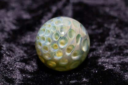 Large Honeycomb Display Marble | Glass Honeycomb Marble | Hider Marbles | Big Borosilicate Glass Marbles