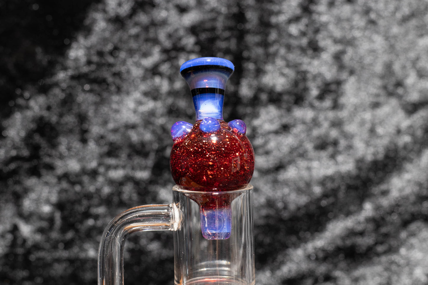 Heady Glass Top | 20-25mm Quartz Fit | Heady Bubble Cap | Functional Glass Piece
