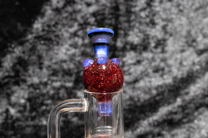 Heady Glass Top | 20-25mm Quartz Fit | Heady Bubble Cap | Functional Glass Piece