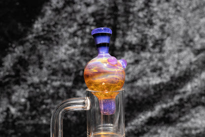 Heady Glass Top | 20-25mm Quartz Fit | Heady Bubble Cap | Functional Glass Piece