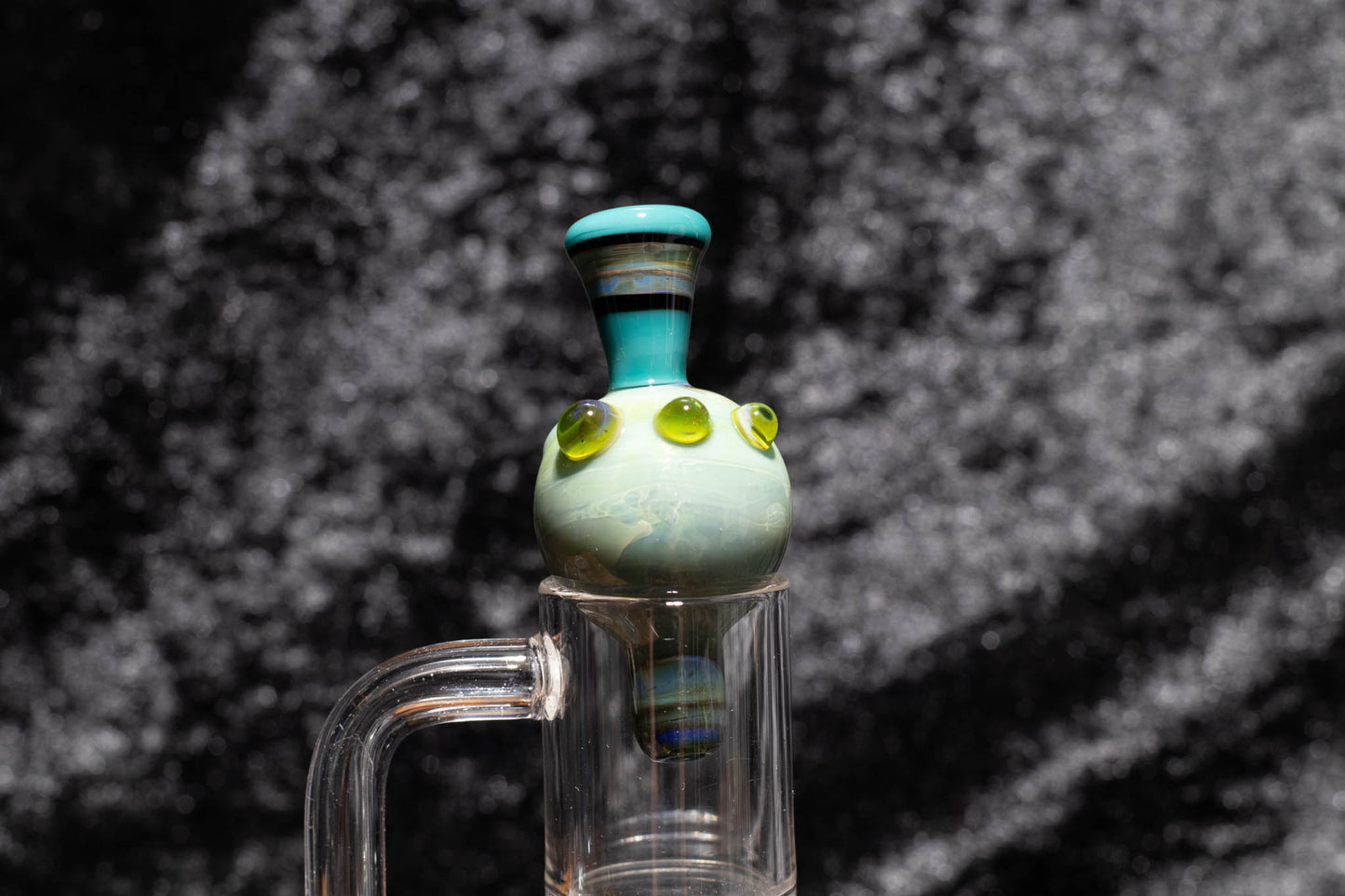 Heady Glass Top | 20-25mm Quartz Fit | Heady Bubble Cap | Functional Glass Piece