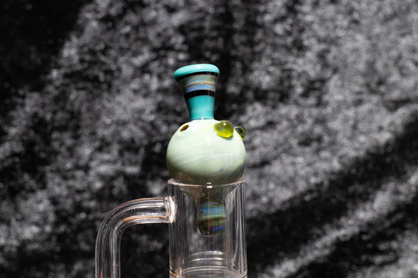 Heady Glass Top | 20-25mm Quartz Fit | Heady Bubble Cap | Functional Glass Piece