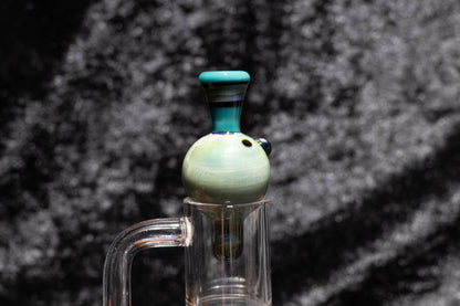 Heady Glass Top | 20-25mm Quartz Fit | Heady Bubble Cap | Functional Glass Piece