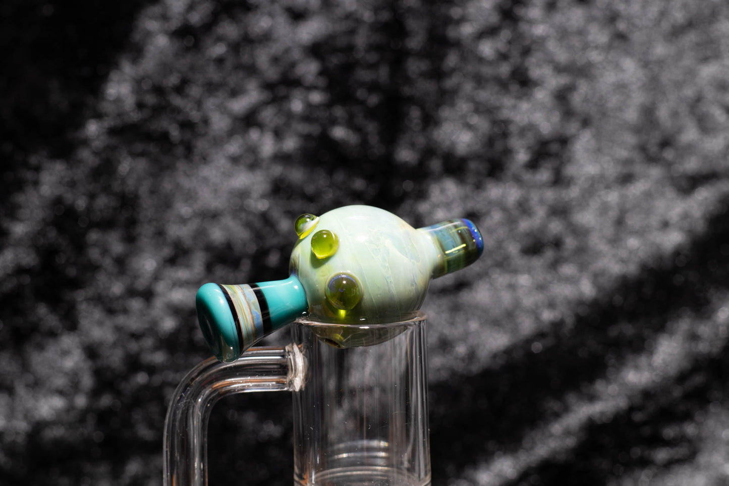 Heady Glass Top | 20-25mm Quartz Fit | Heady Bubble Cap | Functional Glass Piece