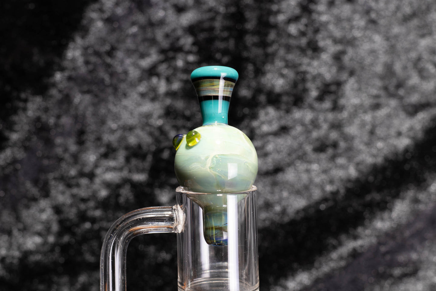 Heady Glass Top | 20-25mm Quartz Fit | Heady Bubble Cap | Functional Glass Piece