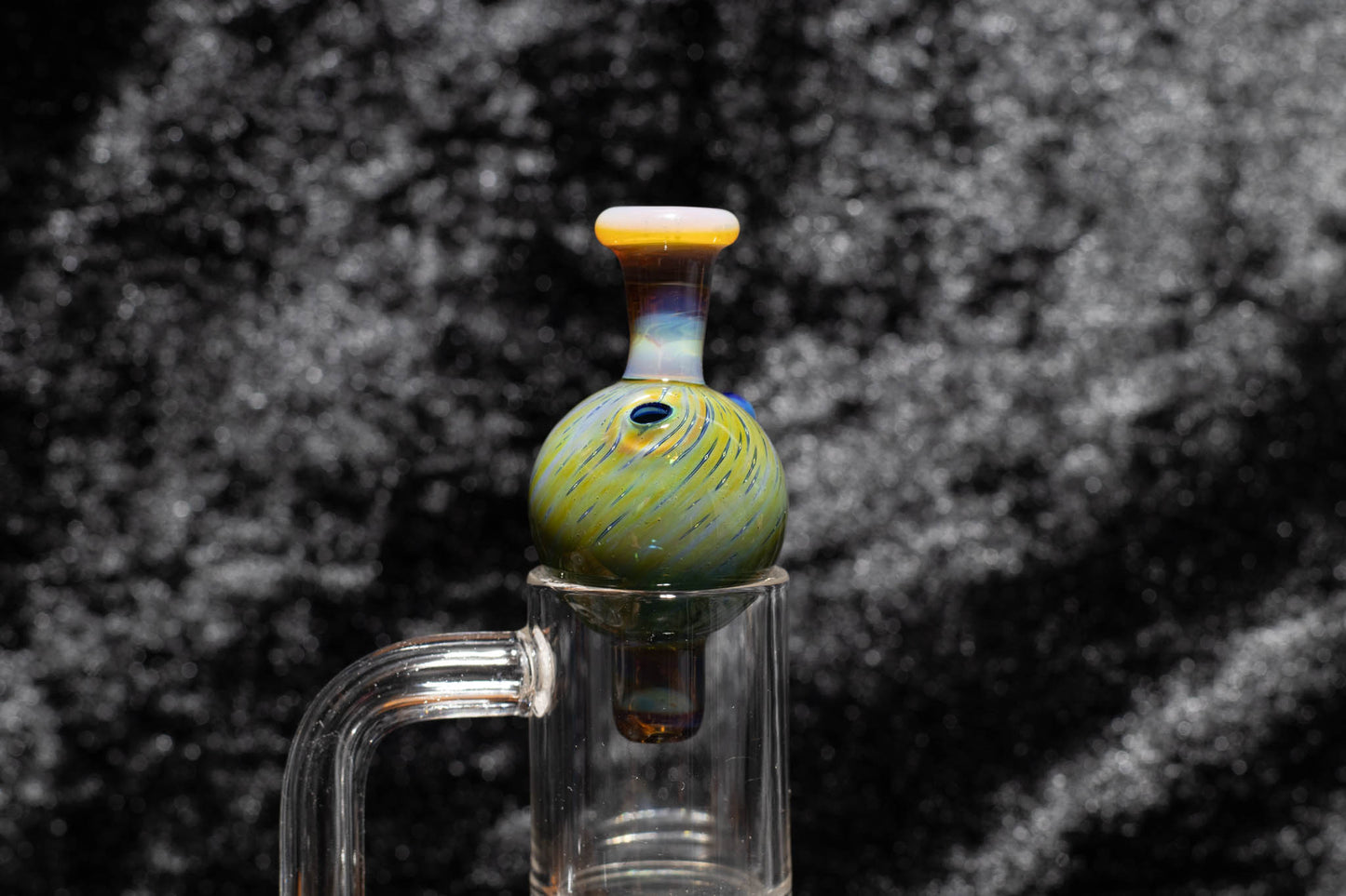 Heady Glass Top | 20-25mm Quartz Fit | Heady Bubble Cap | Functional Glass Piece