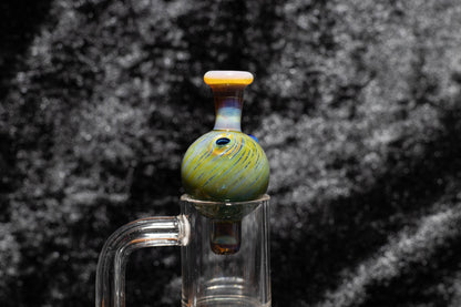 Heady Glass Top | 20-25mm Quartz Fit | Heady Bubble Cap | Functional Glass Piece