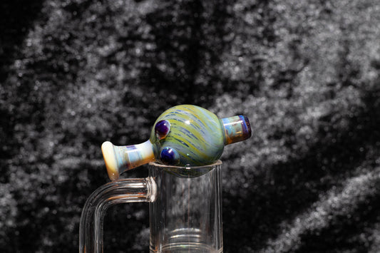 Heady Glass Top | 20-25mm Quartz Fit | Heady Bubble Cap | Functional Glass Piece