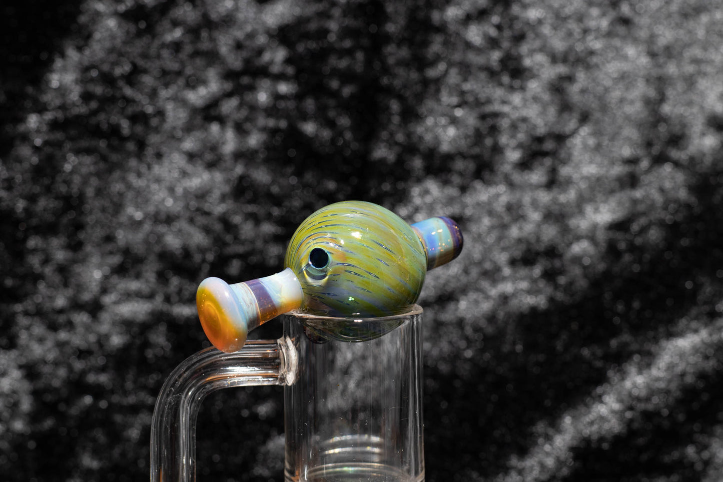 Heady Glass Top | 20-25mm Quartz Fit | Heady Bubble Cap | Functional Glass Piece