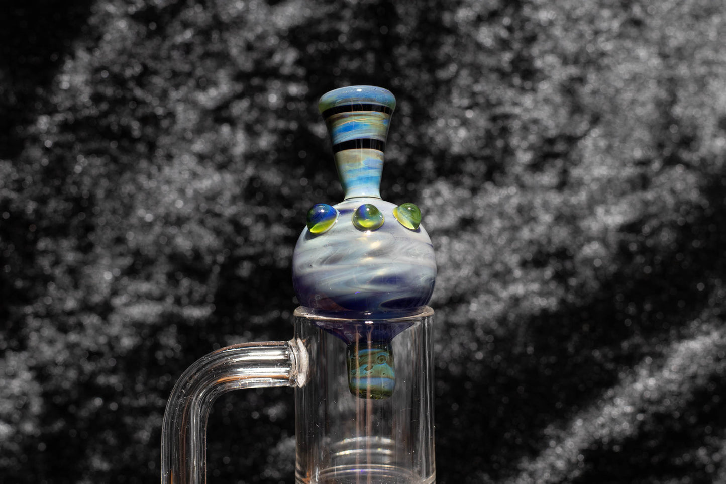 Heady Glass Top | 20-25mm Quartz Fit | Heady Bubble Cap | Functional Glass Piece