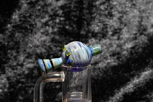 Heady Glass Top | 20-25mm Quartz Fit | Heady Bubble Cap | Functional Glass Piece