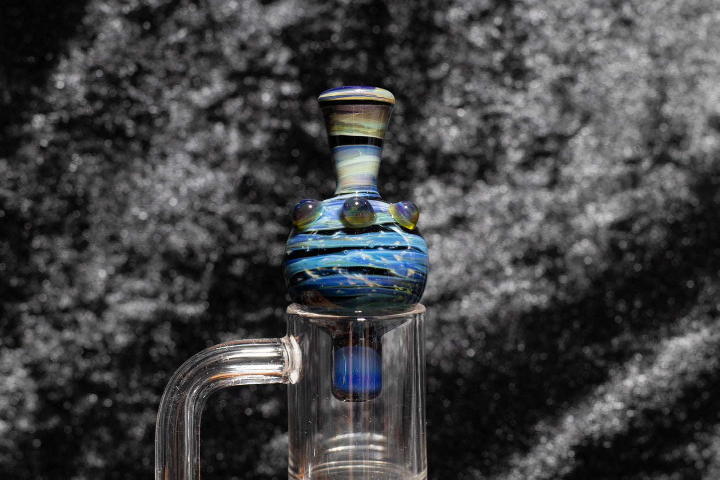 Heady Glass Top | 20-25mm Quartz Fit | Heady Bubble Cap | Functional Glass Piece