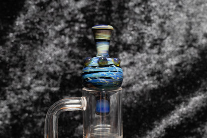 Heady Glass Top | 20-25mm Quartz Fit | Heady Bubble Cap | Functional Glass Piece
