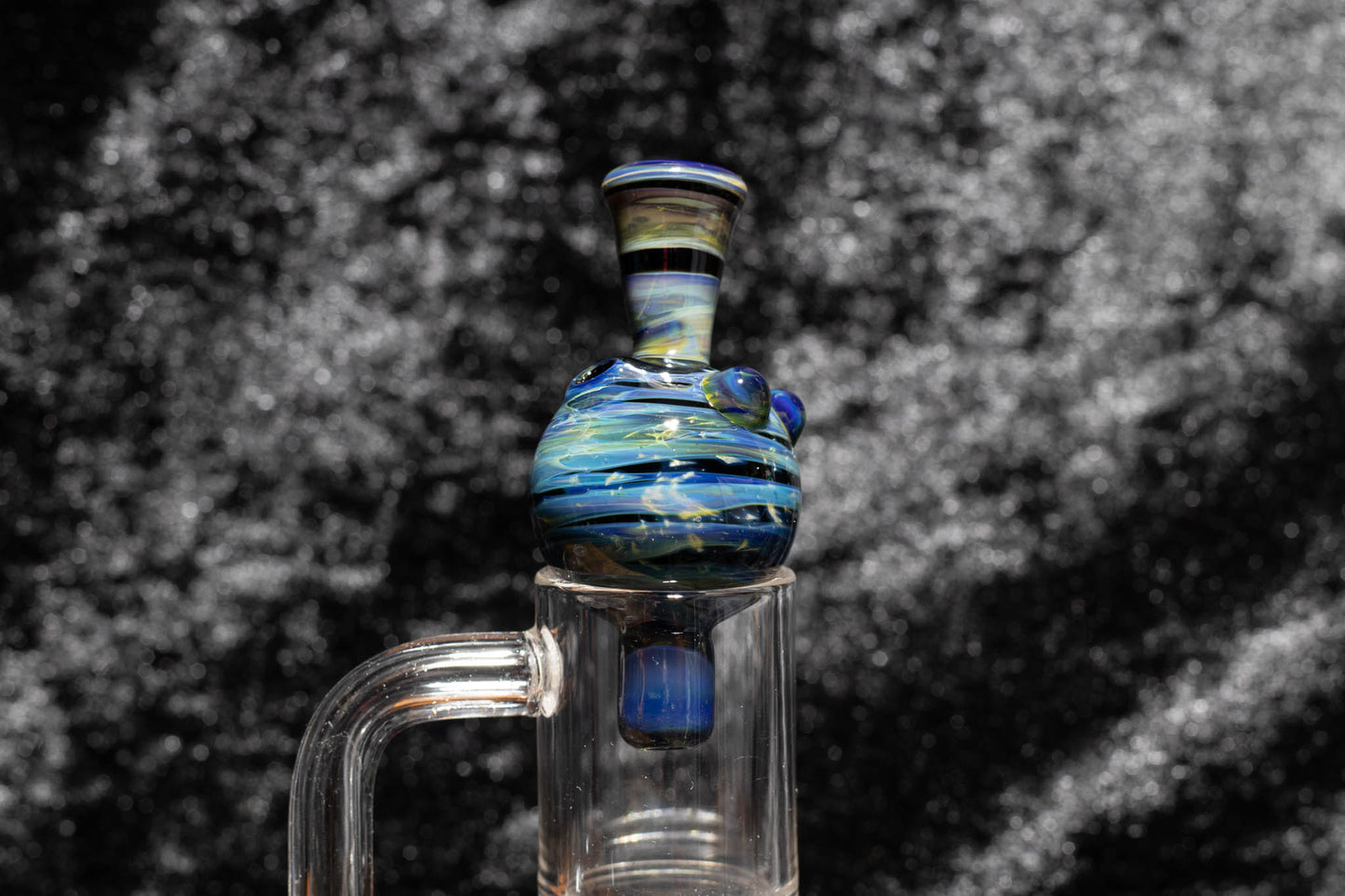 Heady Glass Top | 20-25mm Quartz Fit | Heady Bubble Cap | Functional Glass Piece