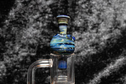 Heady Glass Top | 20-25mm Quartz Fit | Heady Bubble Cap | Functional Glass Piece