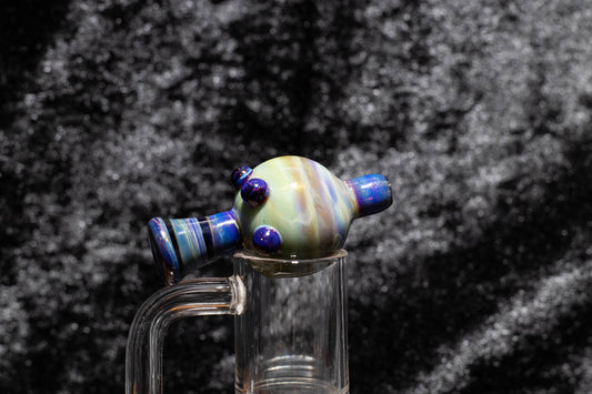Heady Glass Top | 20-25mm Quartz Fit | Heady Bubble Cap | Functional Glass Piece