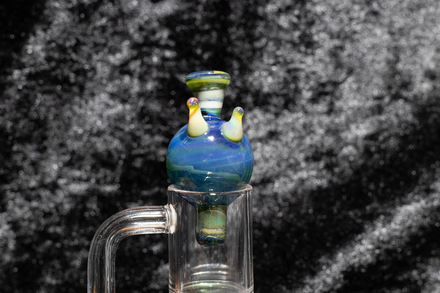 Heady Glass Top | 20-25mm Quartz Fit | Heady Bubble Cap | Functional Glass Piece