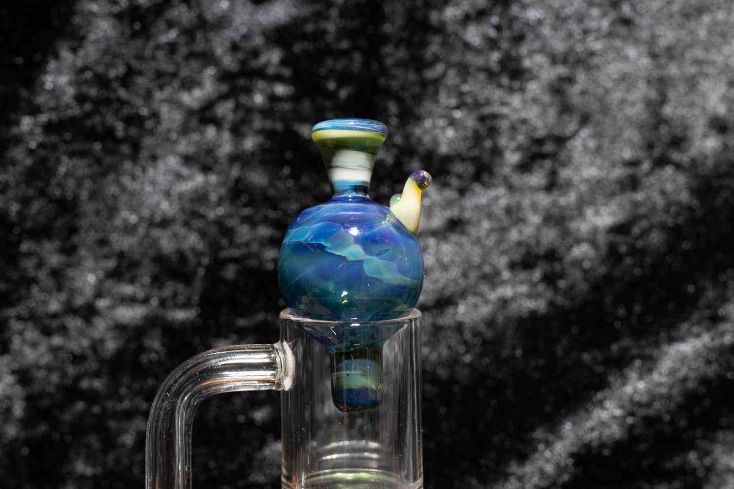 Heady Glass Top | 20-25mm Quartz Fit | Heady Bubble Cap | Functional Glass Piece